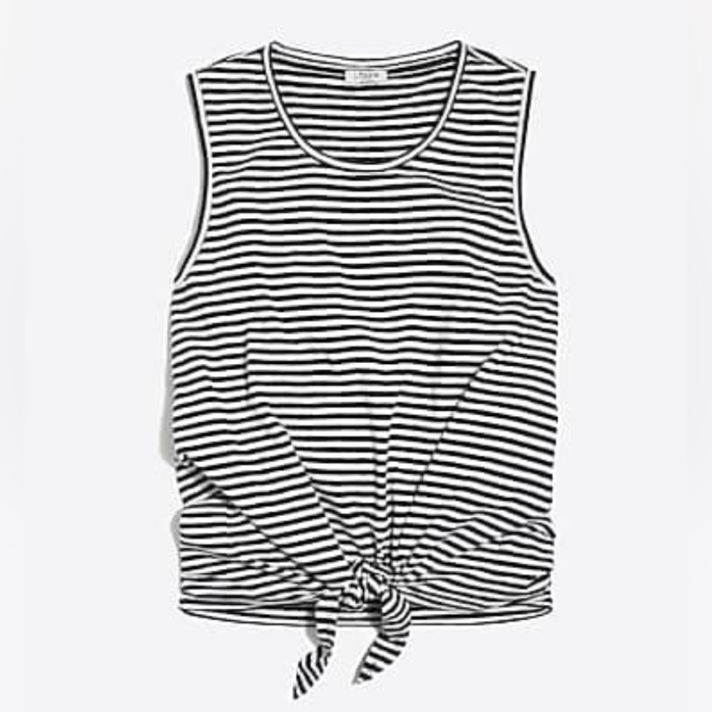 J Crew tie front tank